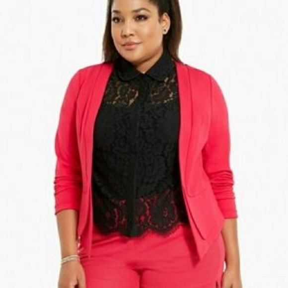 torrid pink blazer